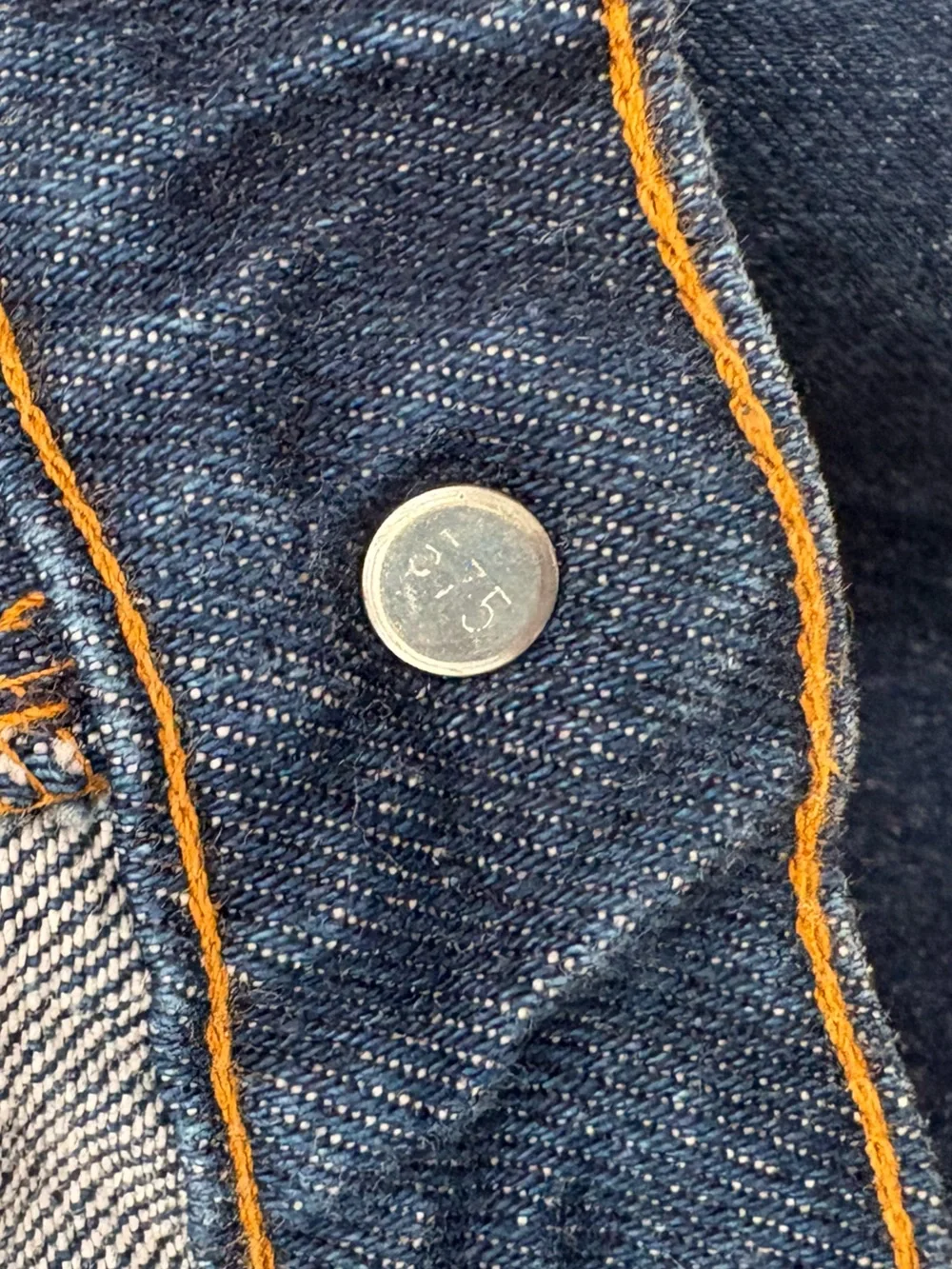 Vintage Levis Orange Tab 20517-0217 Sz 36 Made In USA Dark Wash Bootcut Jeans